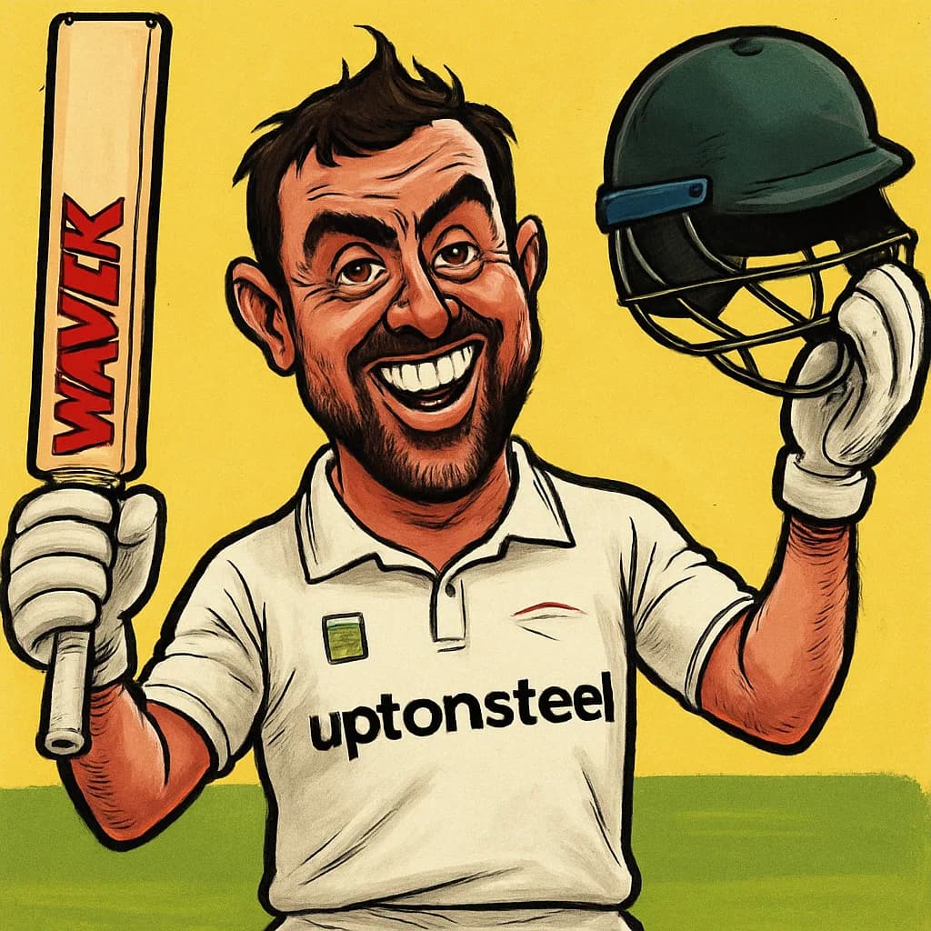 Leics dominate with Hill & Ahmed centuries