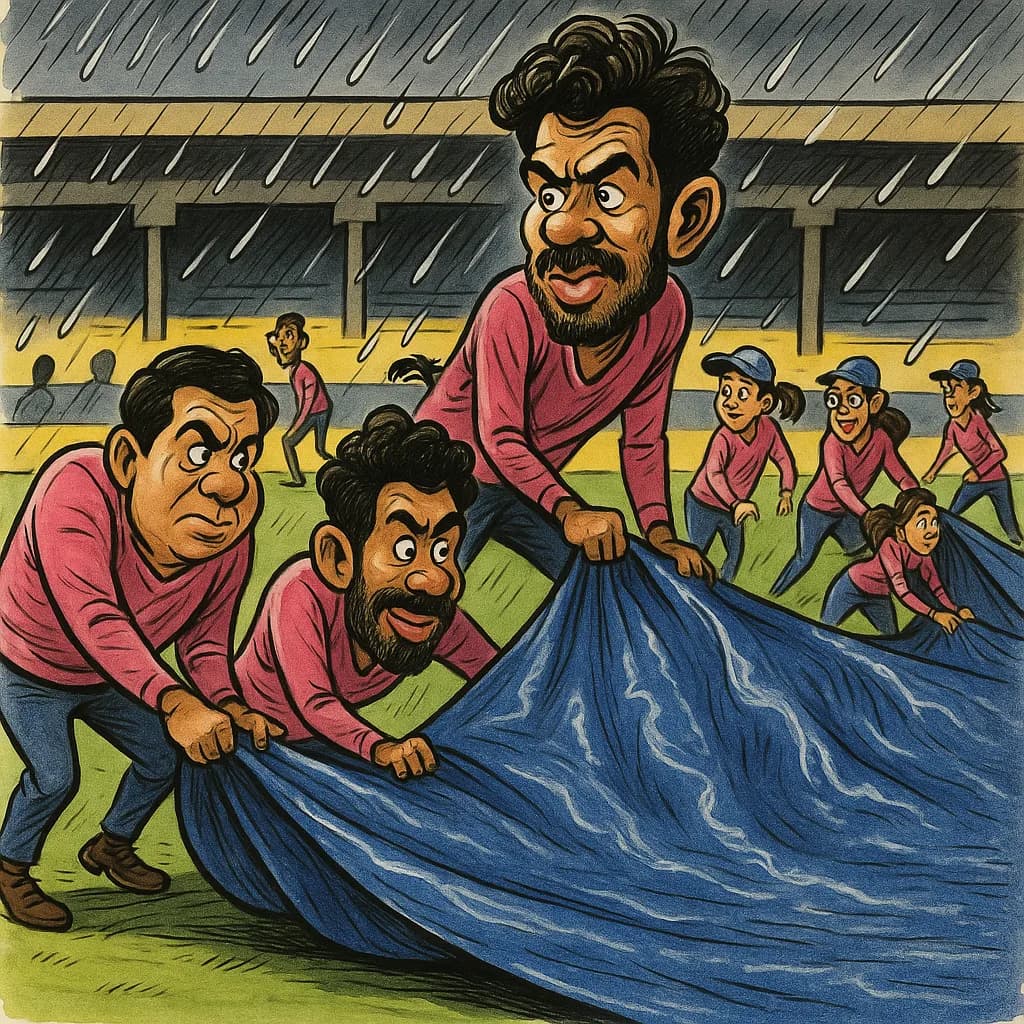 Rain ruins Sri Lanka's NZ opportunity
