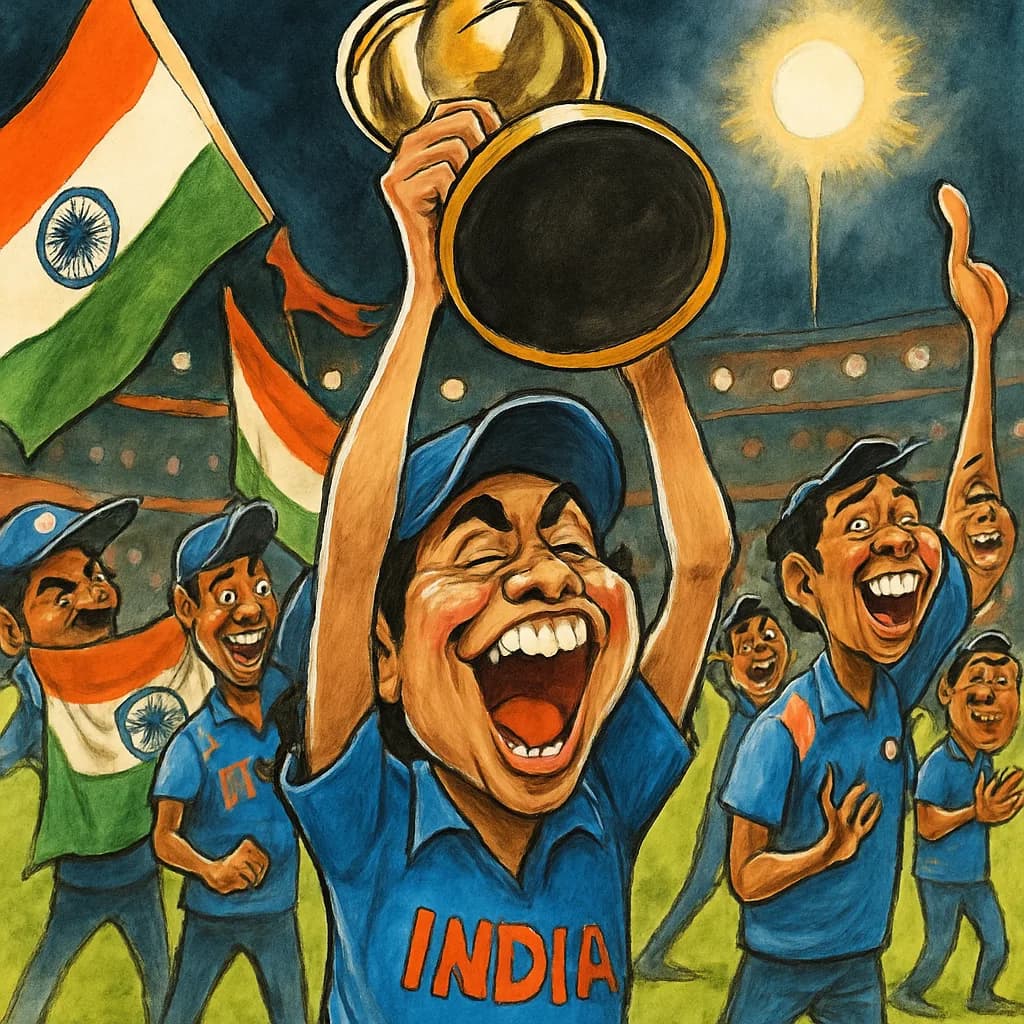 India's World Cup passion ignites nationwide