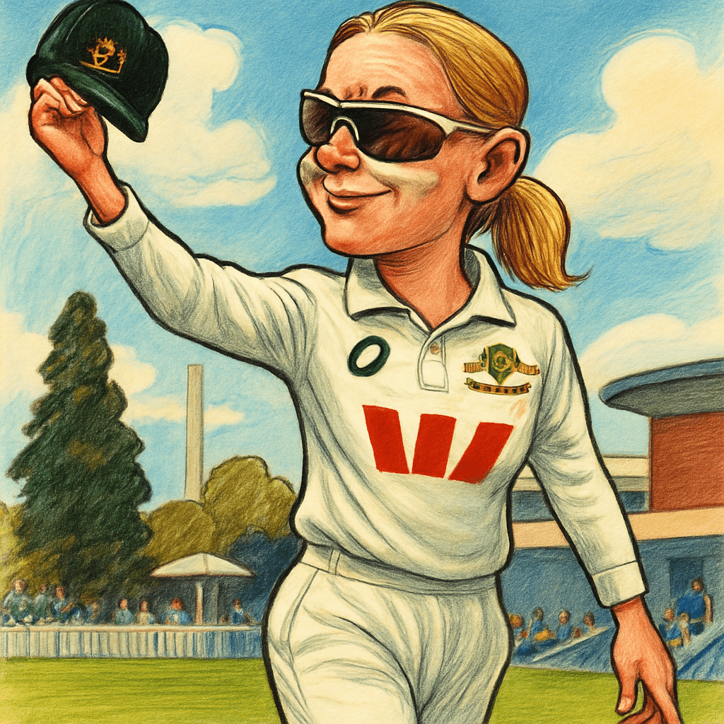 Healy's Farewell Victory Over India