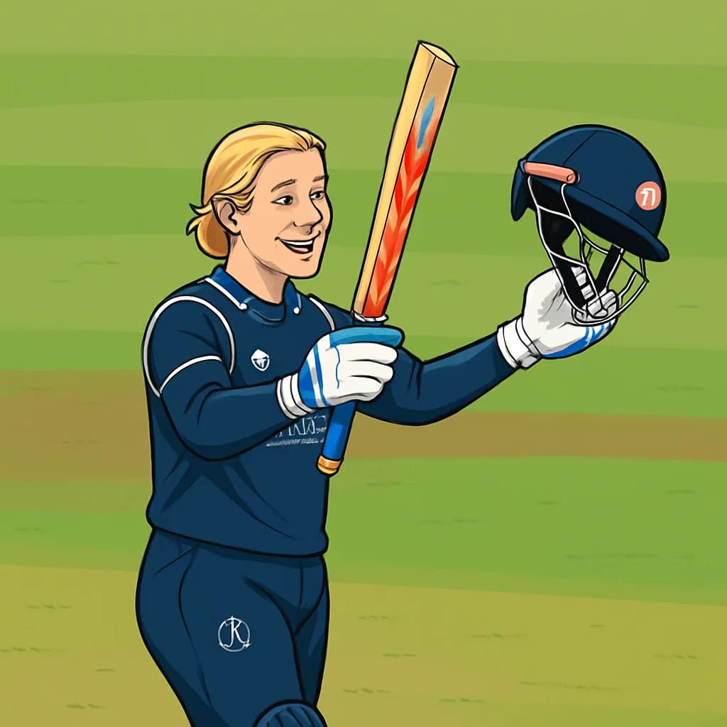 Adams' ton powers Hampshire to final
