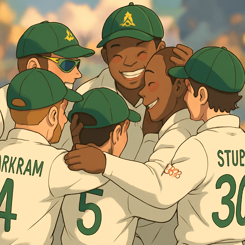 South Africa eyes 'amazing' cricket triumph