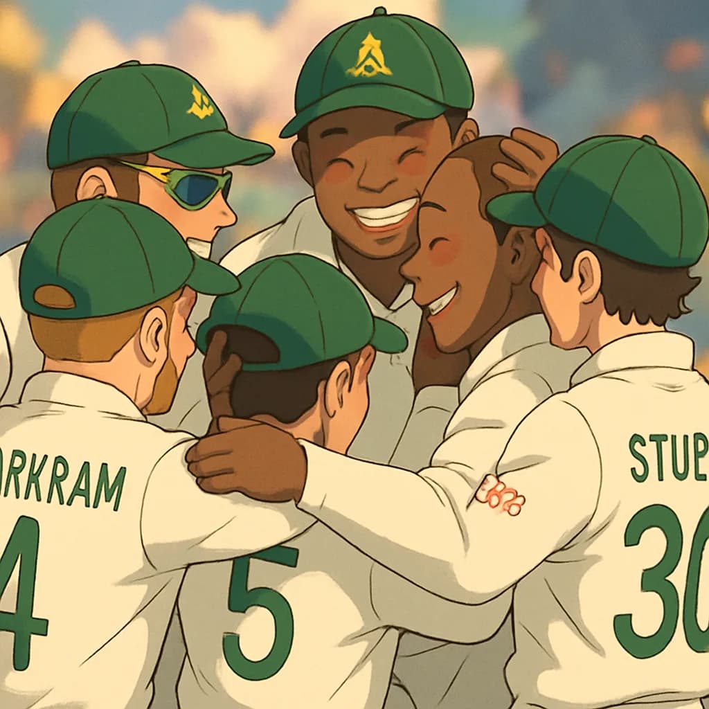 South Africa eyes 'amazing' cricket triumph