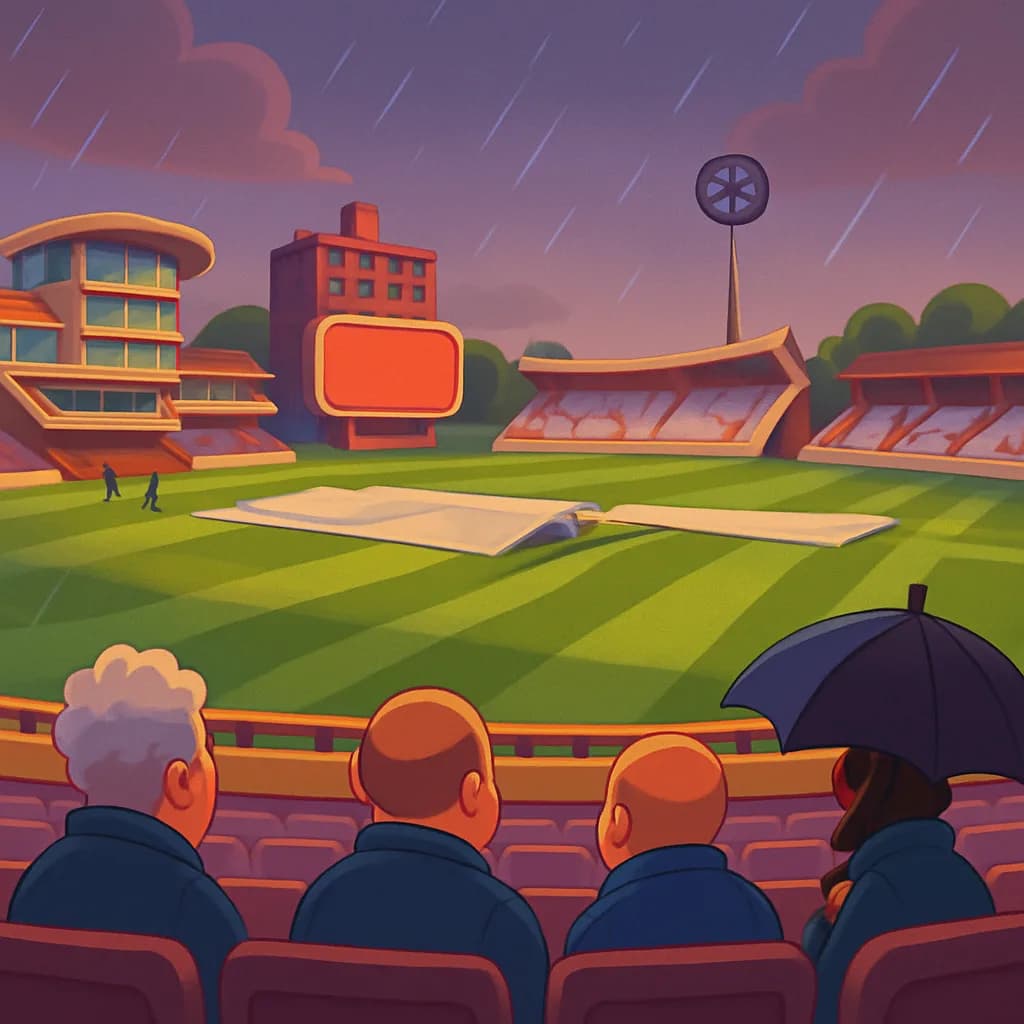 Rain forces T20 series draw
