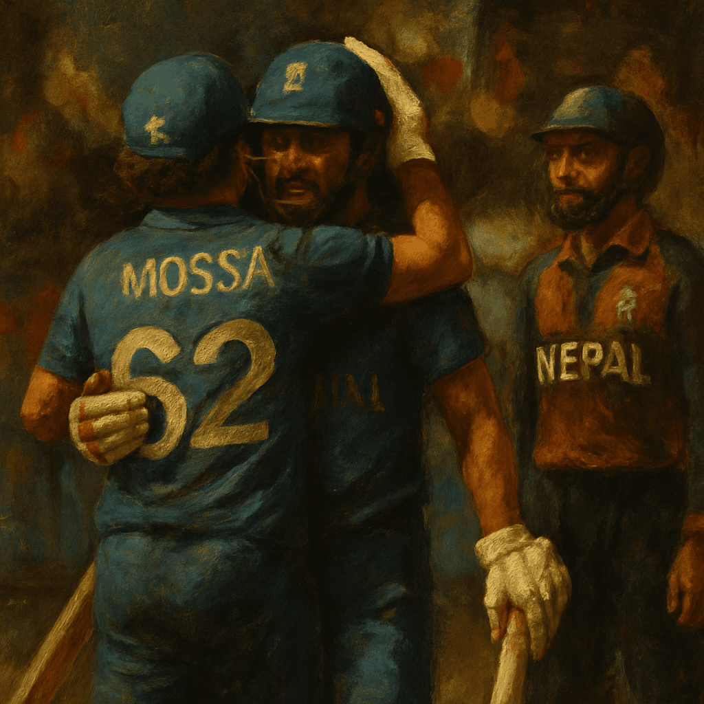 Italy shocks Nepal in cricket upset