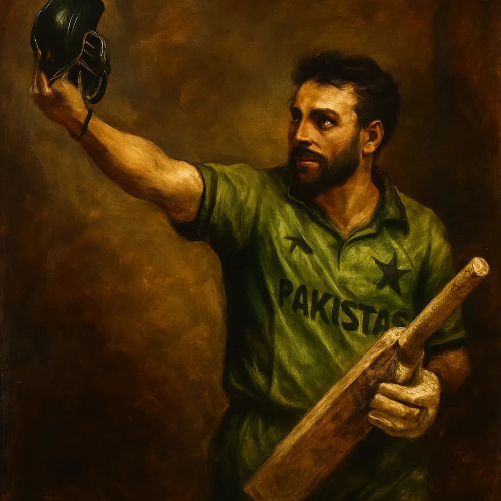 Agha Faces Discipline Over Run-Out
