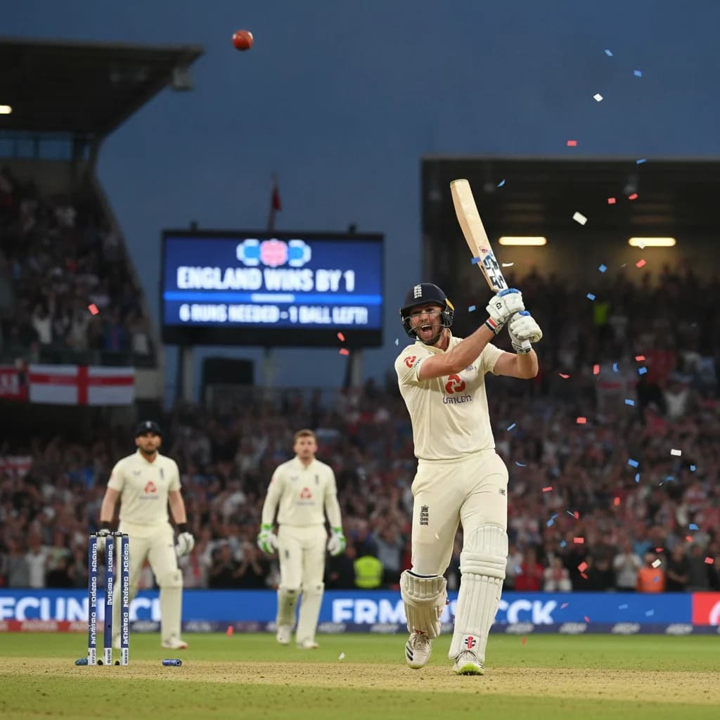 Bairstow Birthday Six Clinches Dramatic One-Wicket Win