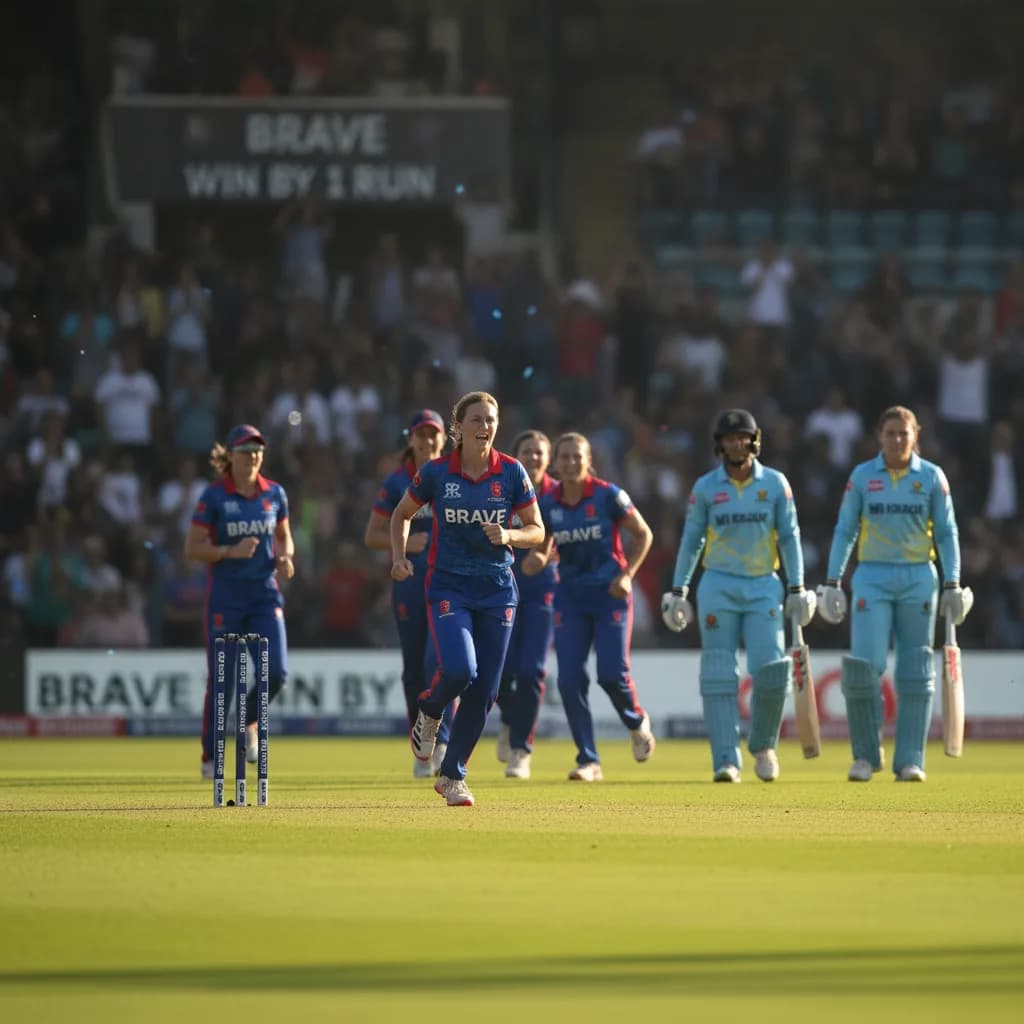Bell Nerves of Steel as Brave Edge MI London by One Run