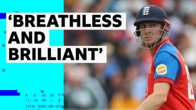 Brook Blitz: England Captain's 39 off 15 Seals T20 Win