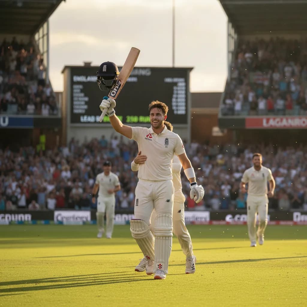 Brook Steers England to Commanding Lead at Headingley