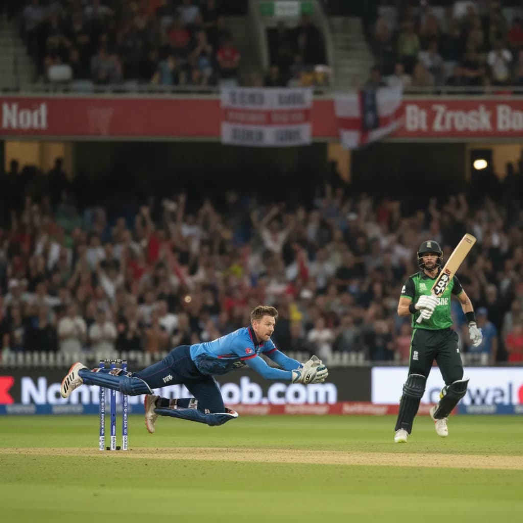 Buttler's Fingertip Stumping Stuns Trent Bridge in Third T20