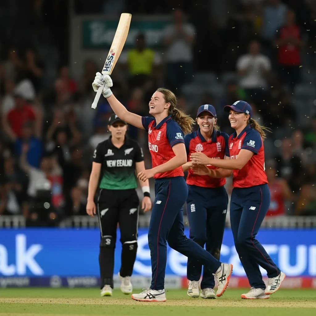 Capsey Stars as England Take Opening T20 Against New Zealand