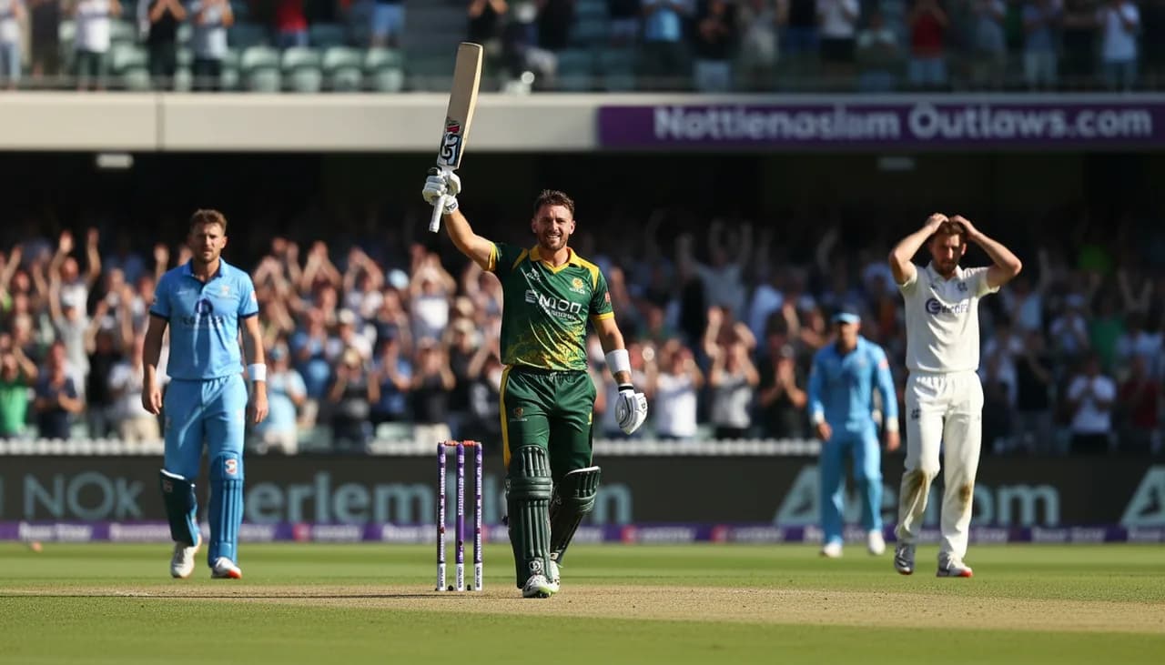 Clarke Century Puts Notts in Command Against Glamorgan