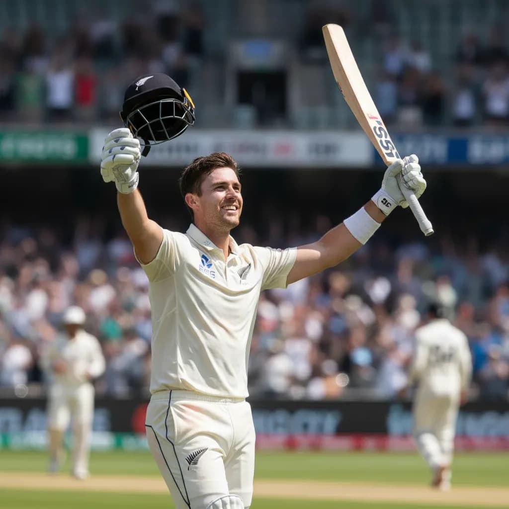 Conway Hits Eighth Test Century to Put New Zealand in Control