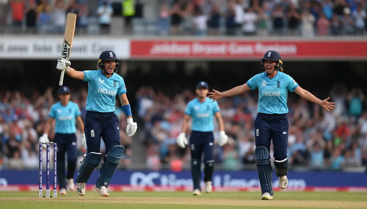 Dean and Corteen-Coleman Guide England to Thrilling Victory