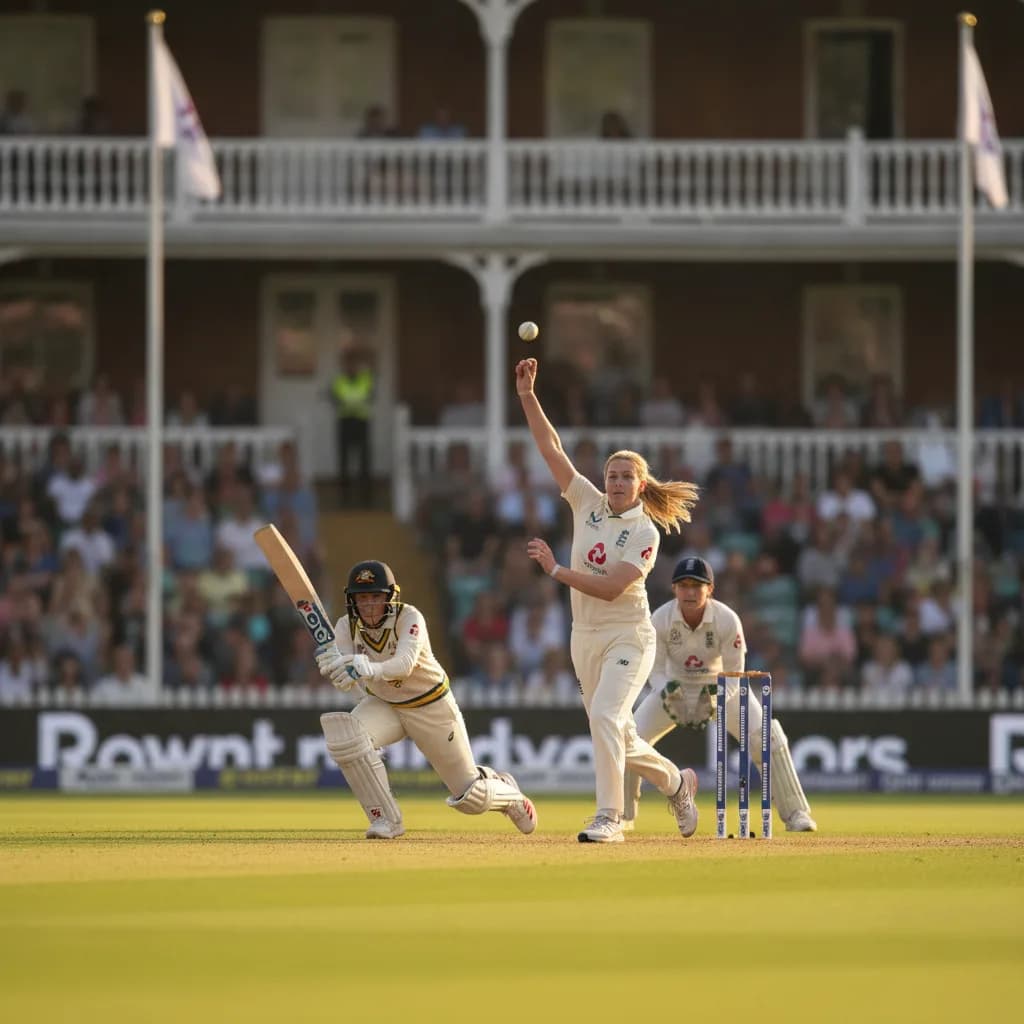 Ecclestone Makes History as England Fight Back at Lord's