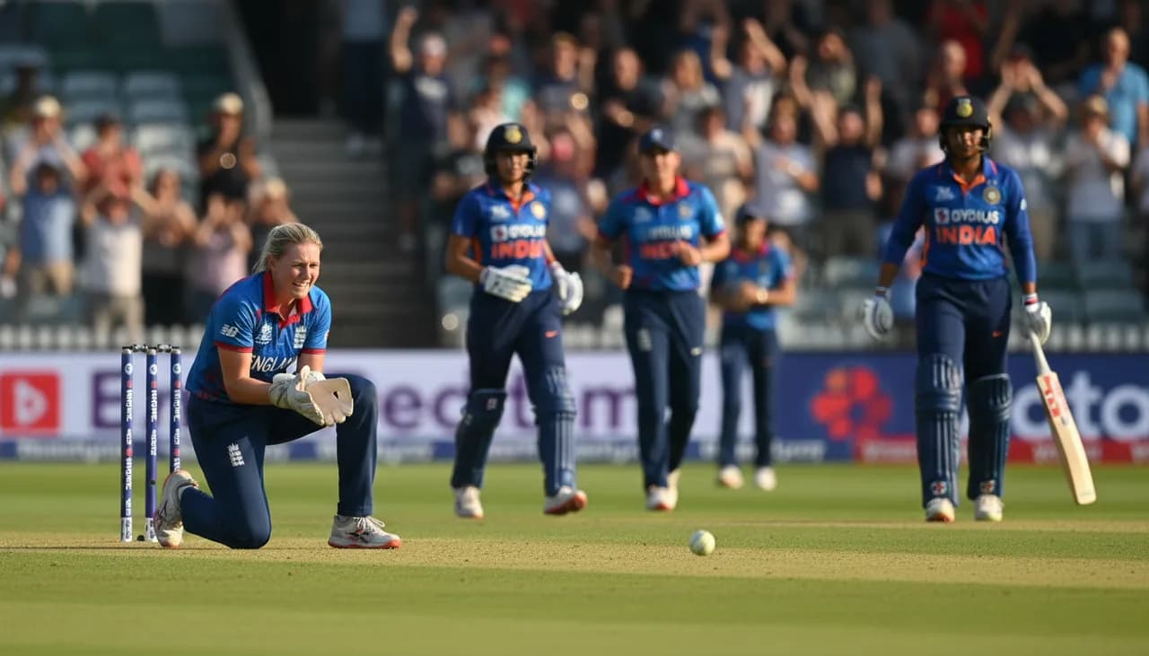 Ecclestone's Costly Miss Hands India Perfect Platform in Taunton