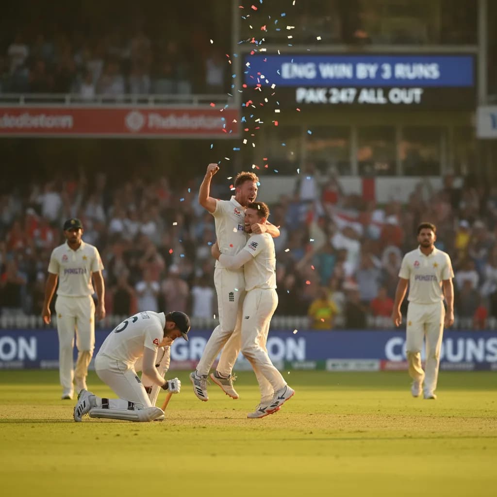 England Complete Pakistan Sweep After Dramatic Edgbaston Scare