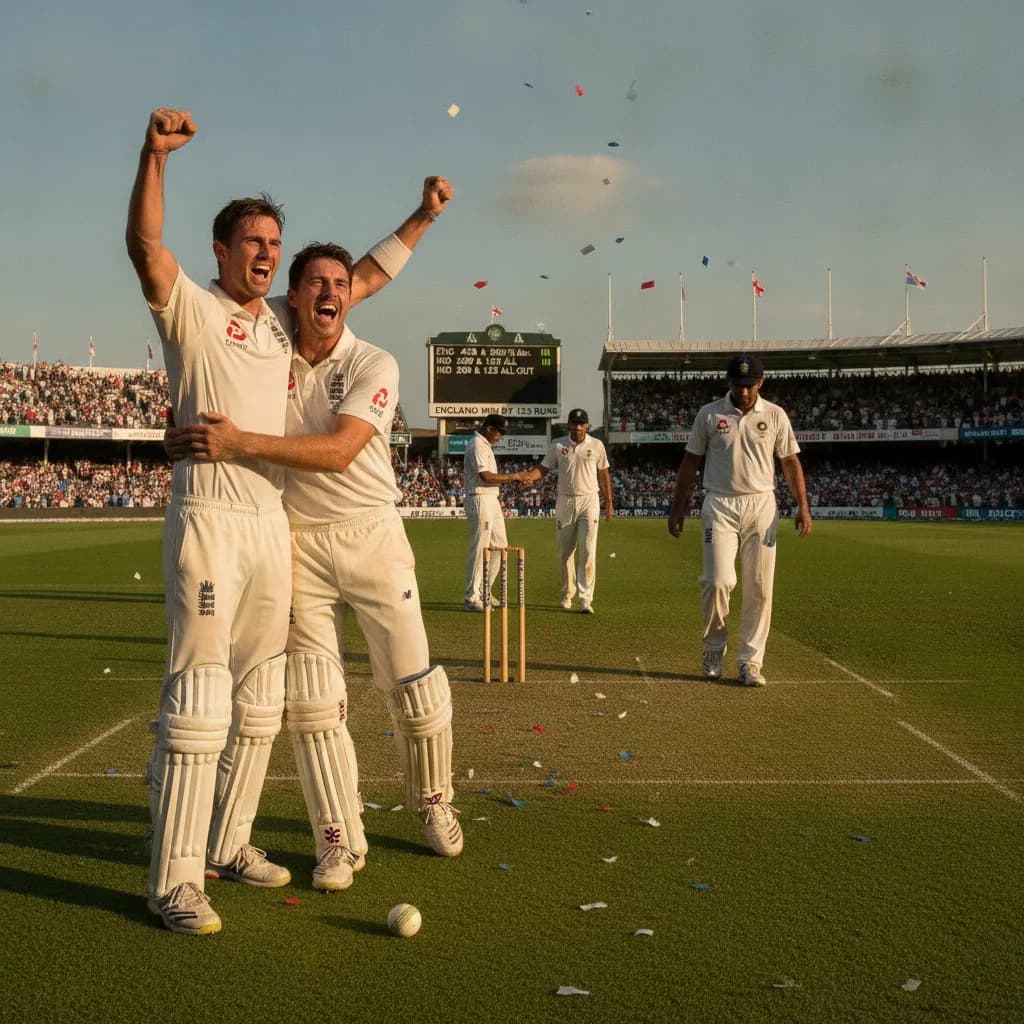England Crush India by 125 Runs to Lead Series 2-0