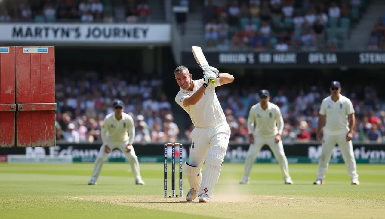 From Penalty Box to Cricket Square: Martyn's Remarkable Journey