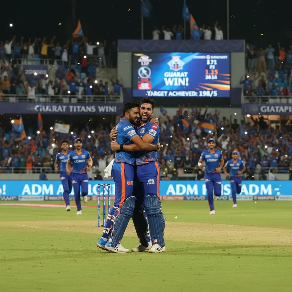 Gujarat Titans Storm Into IPL Final After Thrilling Chase