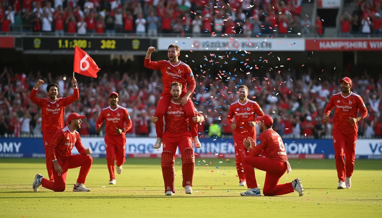 Hampshire Storm to One-Day Cup Summit After Thrilling Victory