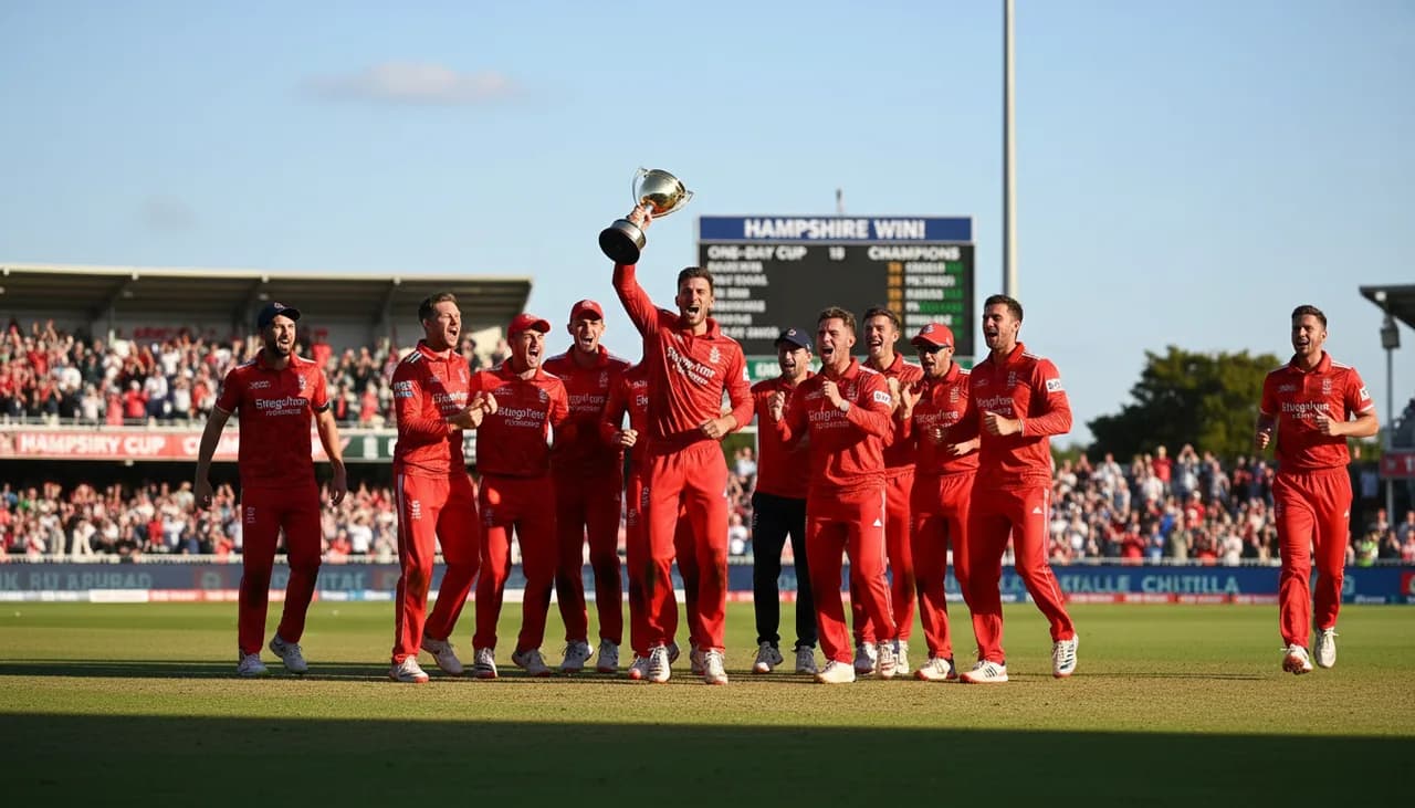 Hampshire Top Table After Thrilling One-Day Cup Victory