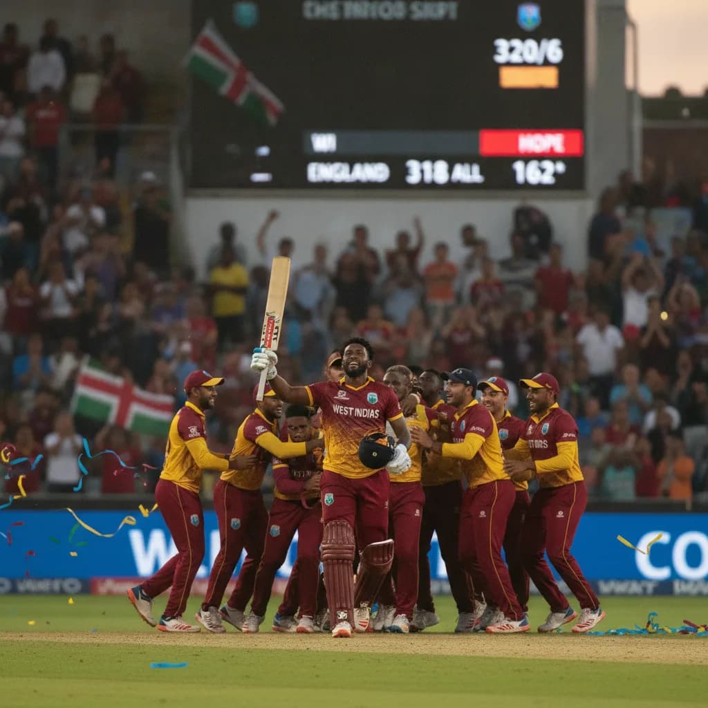 Hope's Magnificent 162* Steers West Indies to Series Win