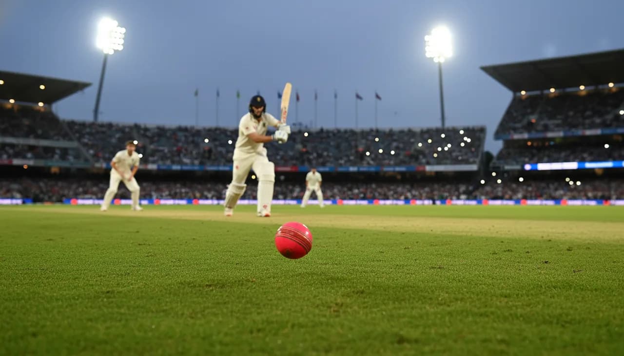 ICC Introduces Pink Ball Trial to Combat Bad Light Delays