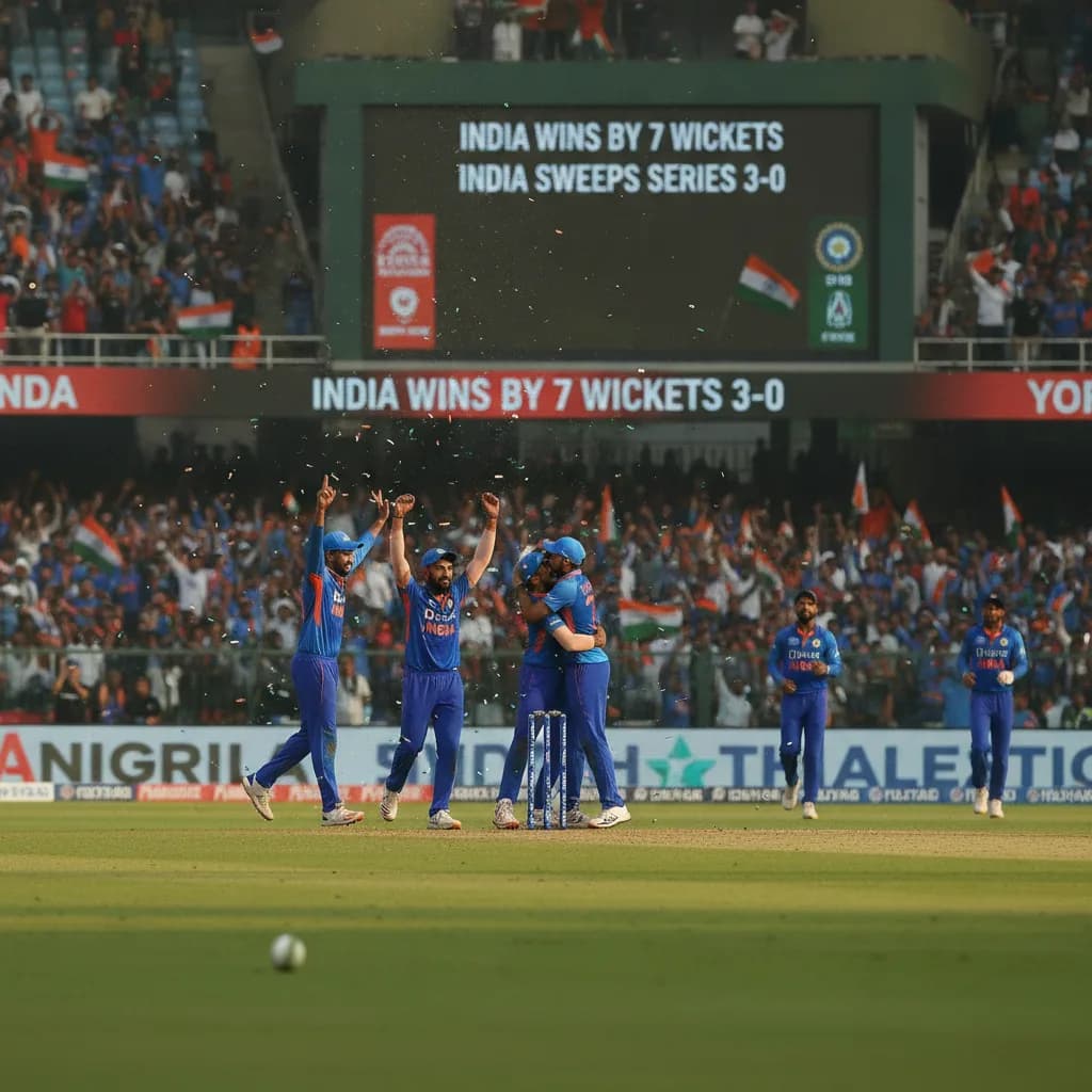 India Complete 3-0 ODI Series Sweep Against Afghanistan