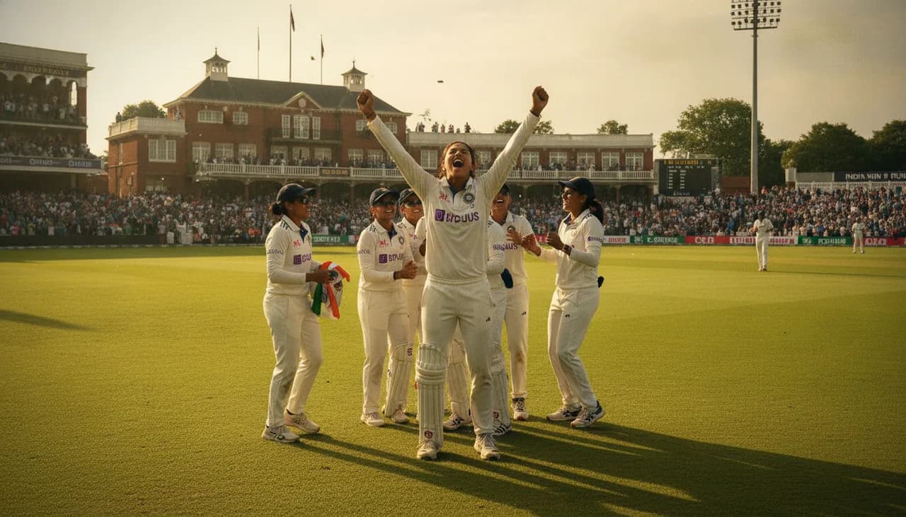 India Stun England With Historic 270-Run Win at Lord's