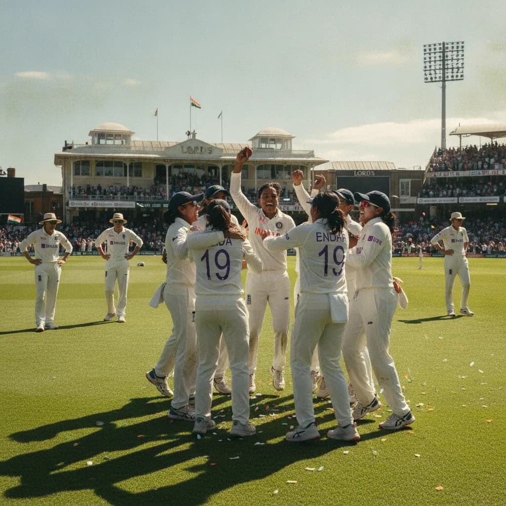 India Thrash England by 270 Runs in Historic Lord's Test