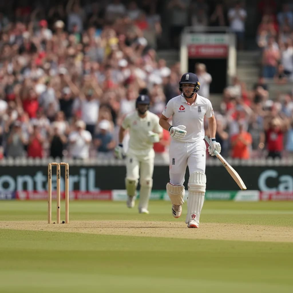 Lawrence Races to Half-Century on Day Two at Edgbaston