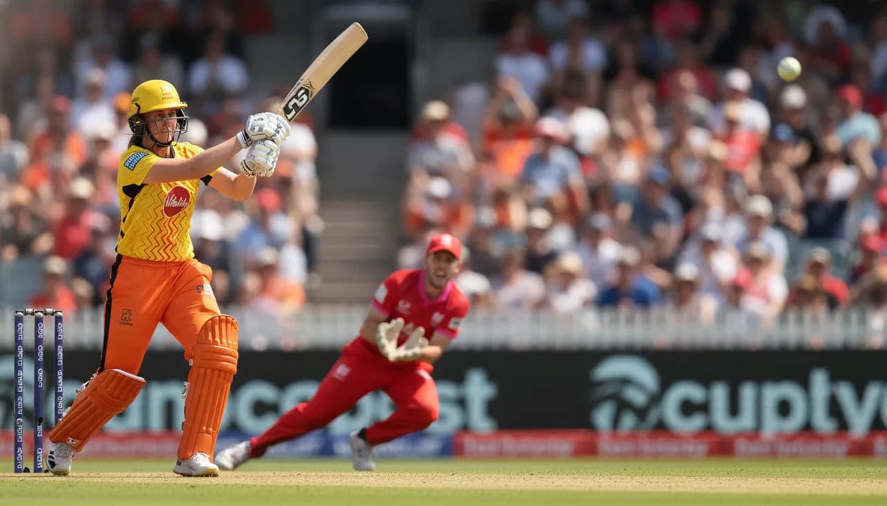Litchfield Fires Sunrisers Past Welsh Fire in Crucial Hundred Win