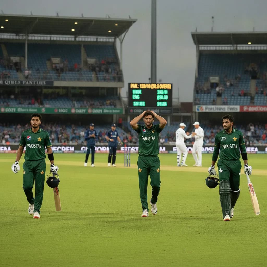 Pakistan Crumble to 133 All Out in Edgbaston Humiliation