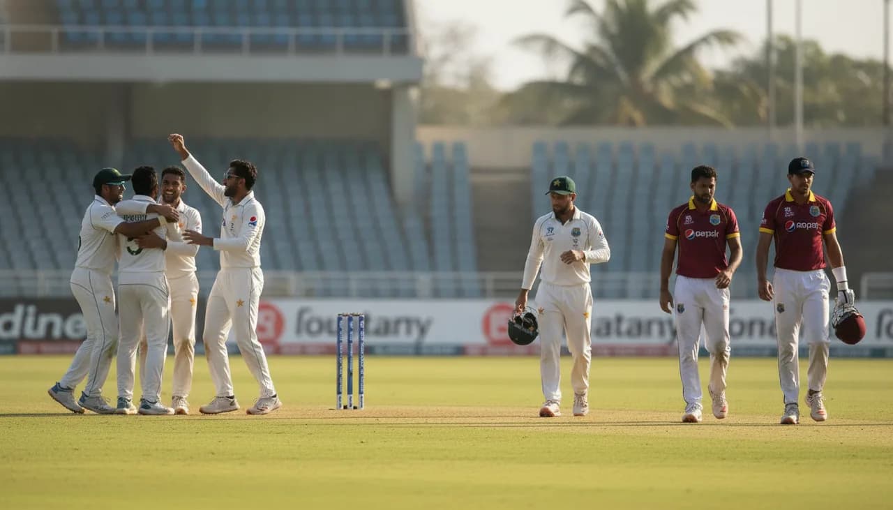 Pakistan End Three-Year Away Drought to Draw Windies Series