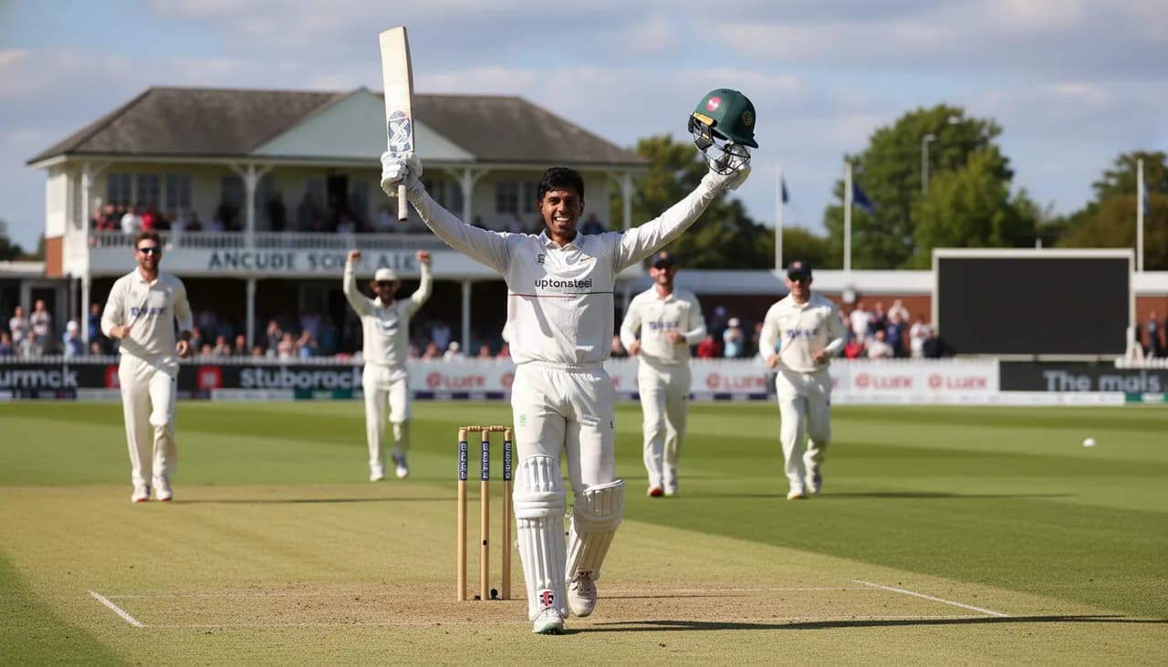 Patel's Maiden Division One Century Sparks Leicester Revival