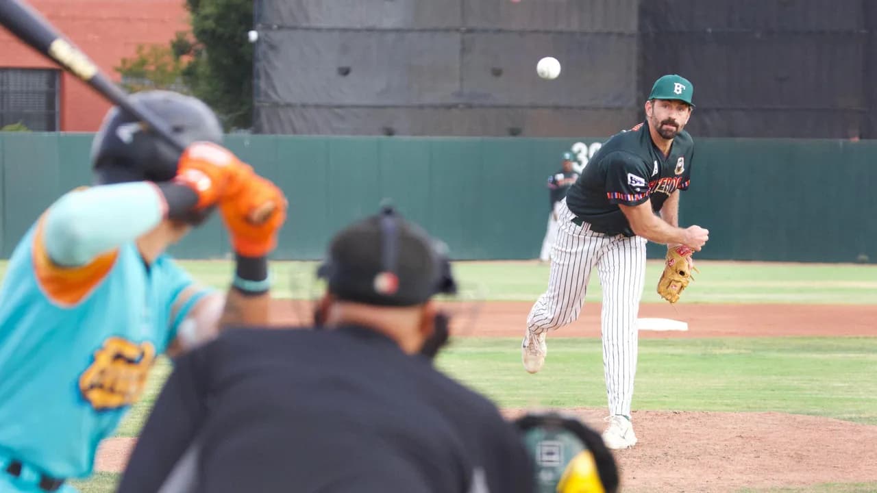 Plunkett Steps Up to the Mound in Historic Baseball Debut