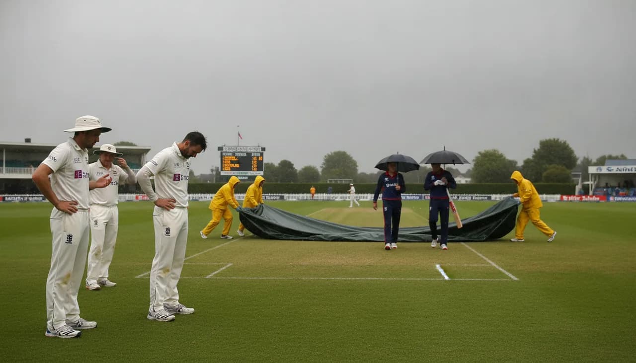 Rain Robs Middlesex of Victory With Glos One Wicket Away