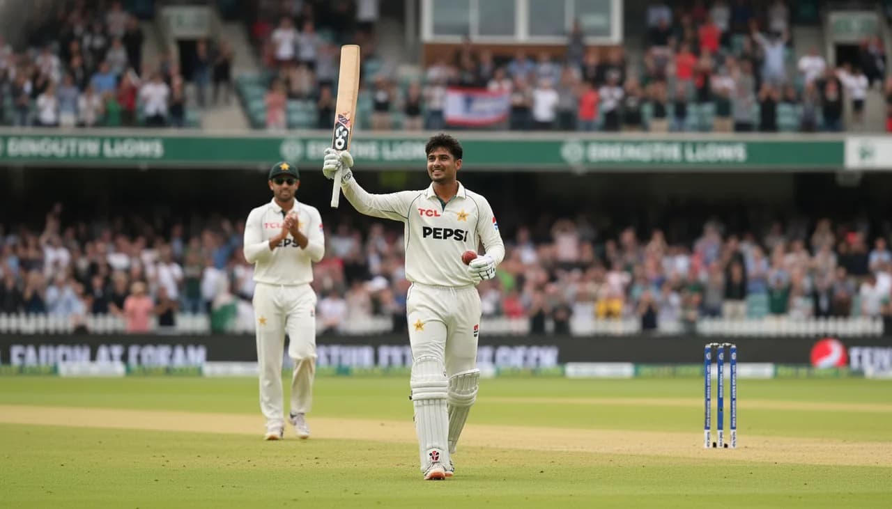Razaullah Dazzles at Edgbaston with Bat and Ball for Pakistan