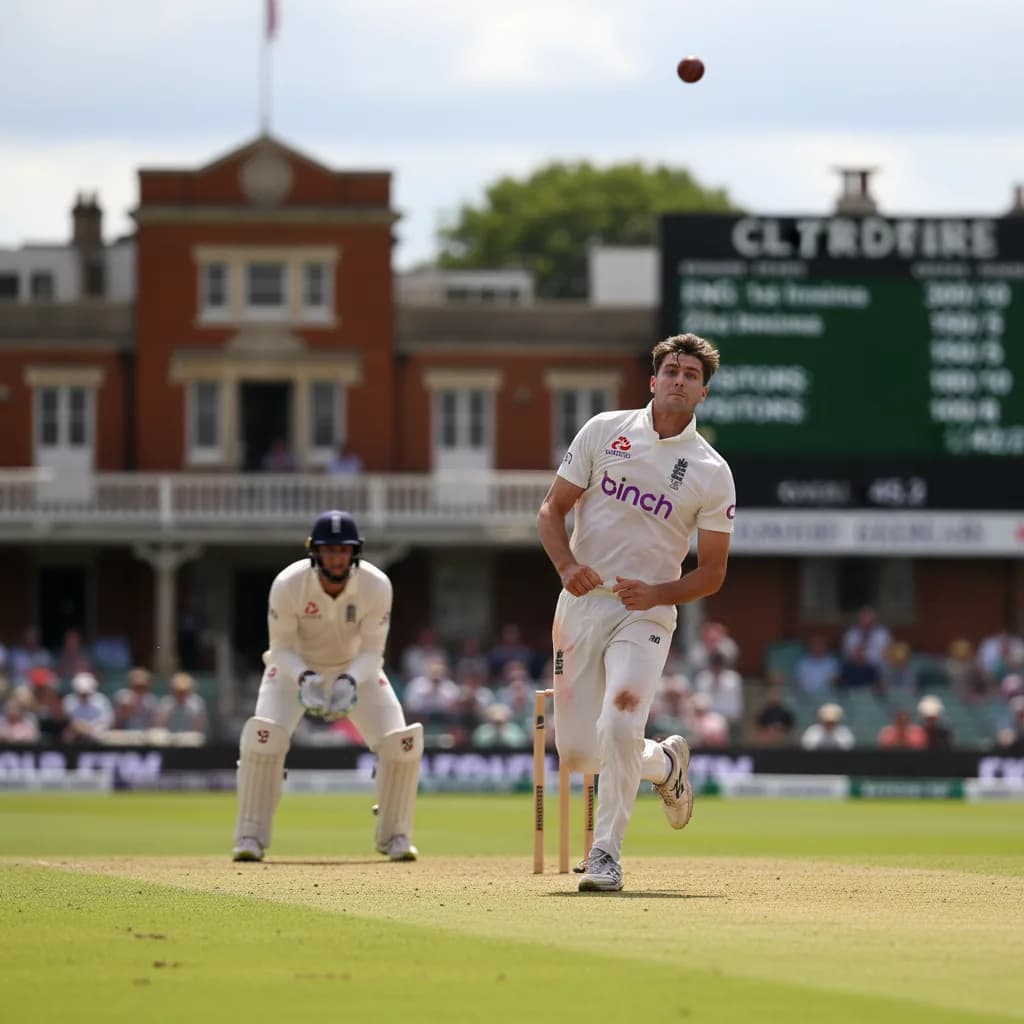 Robinson's Return Puts England on Brink of Victory at Lord's