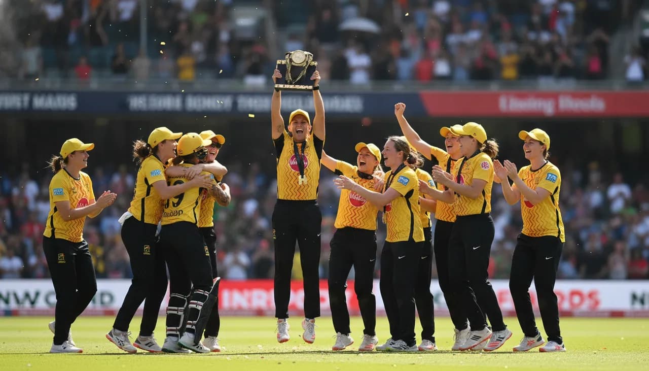 Rockets Crush Sunrisers to Claim First Women's Hundred Crown