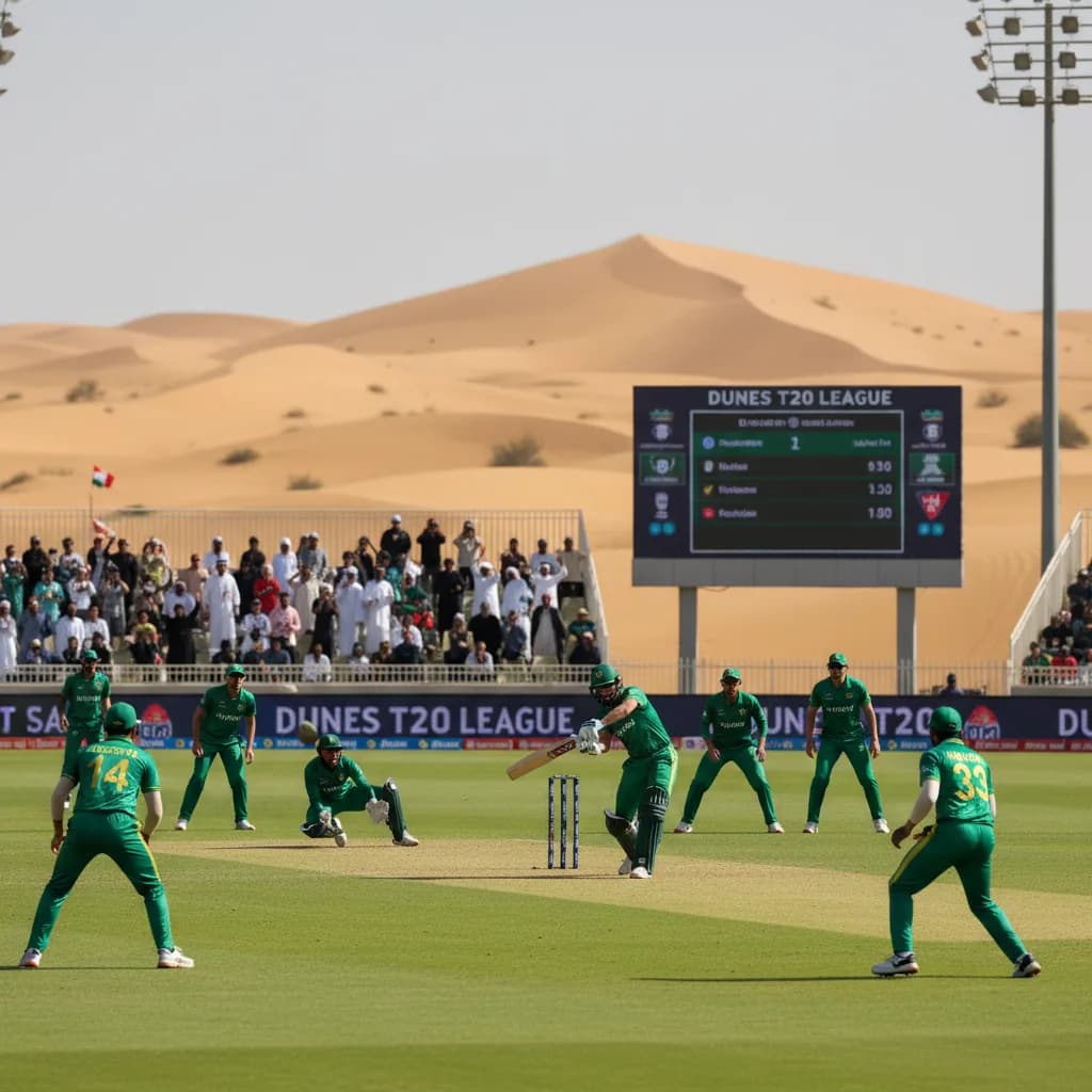 Saudi Arabia Launches Ambitious Dunes T20 League This October