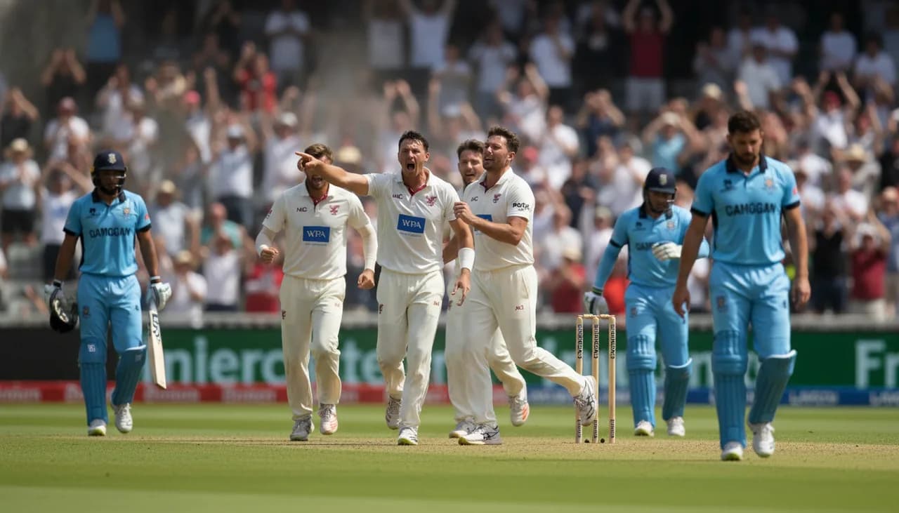 Somerset Dominate Glamorgan on Day One in Title Bid