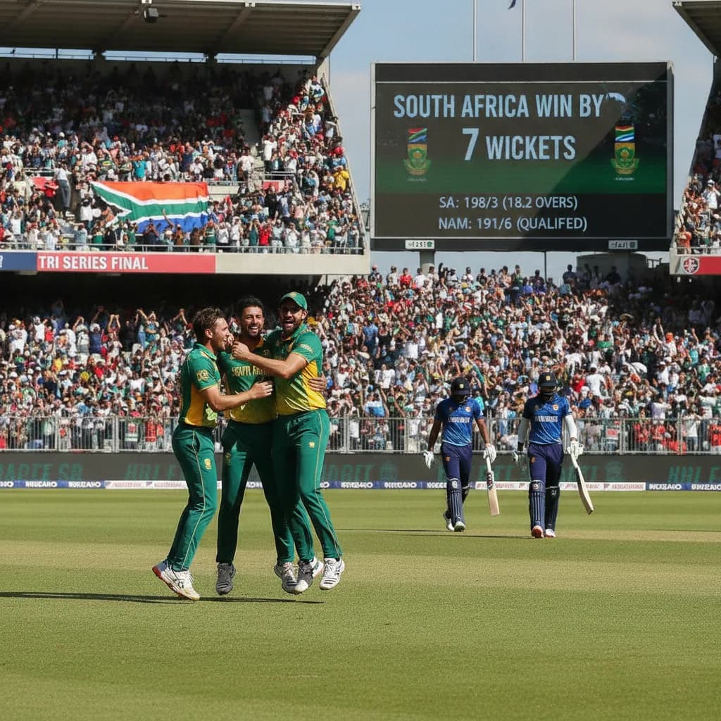 South Africa Reach Tri-Series Final With Win Over Namibia