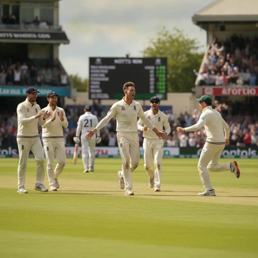 Stone's Ten-Wicket Haul Fires Notts to Victory Over Surrey
