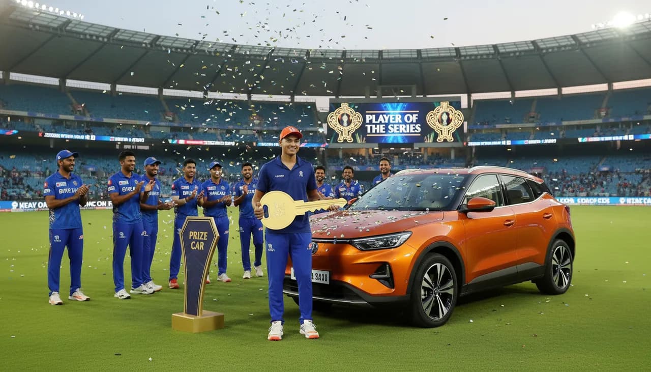 Teen IPL Star Wins Car He Can't Drive for Three Years