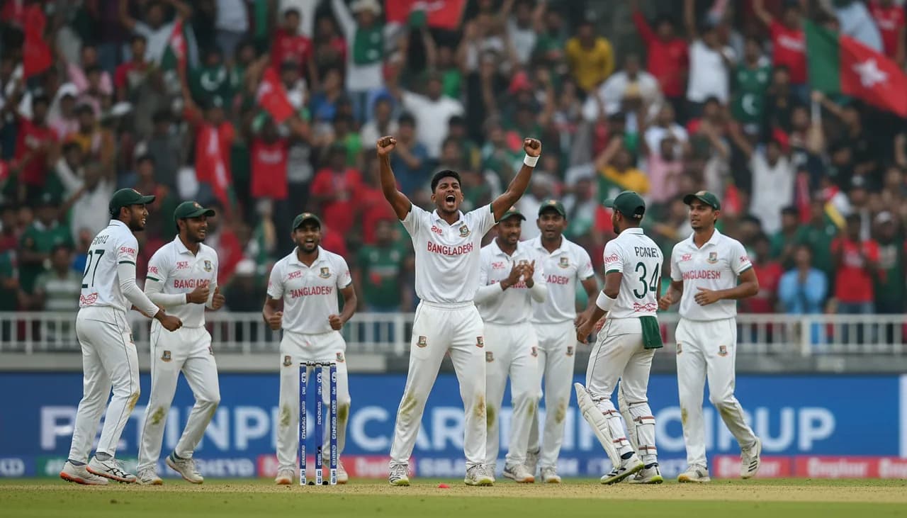 Tigers Roar: Bangladesh Conquer Pakistan for Historic Home Win