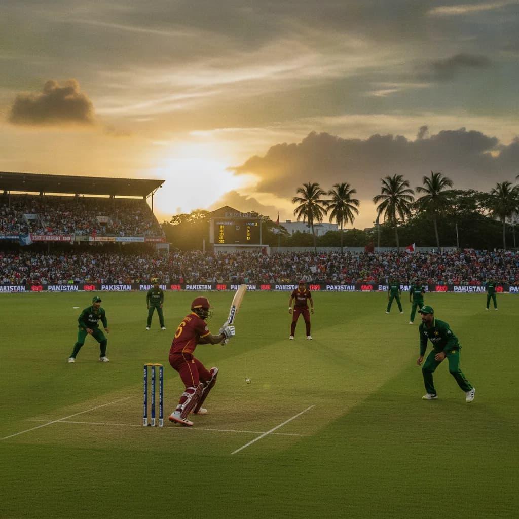 West Indies Make Solid Start Against Pakistan in Trinidad