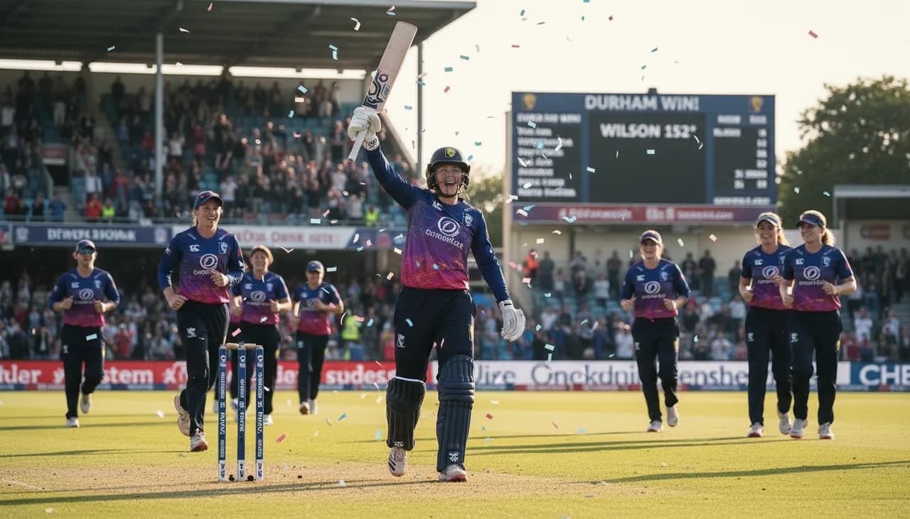 Wilson's Magnificent 152 Fires Durham to Maiden One-Day Cup Victory